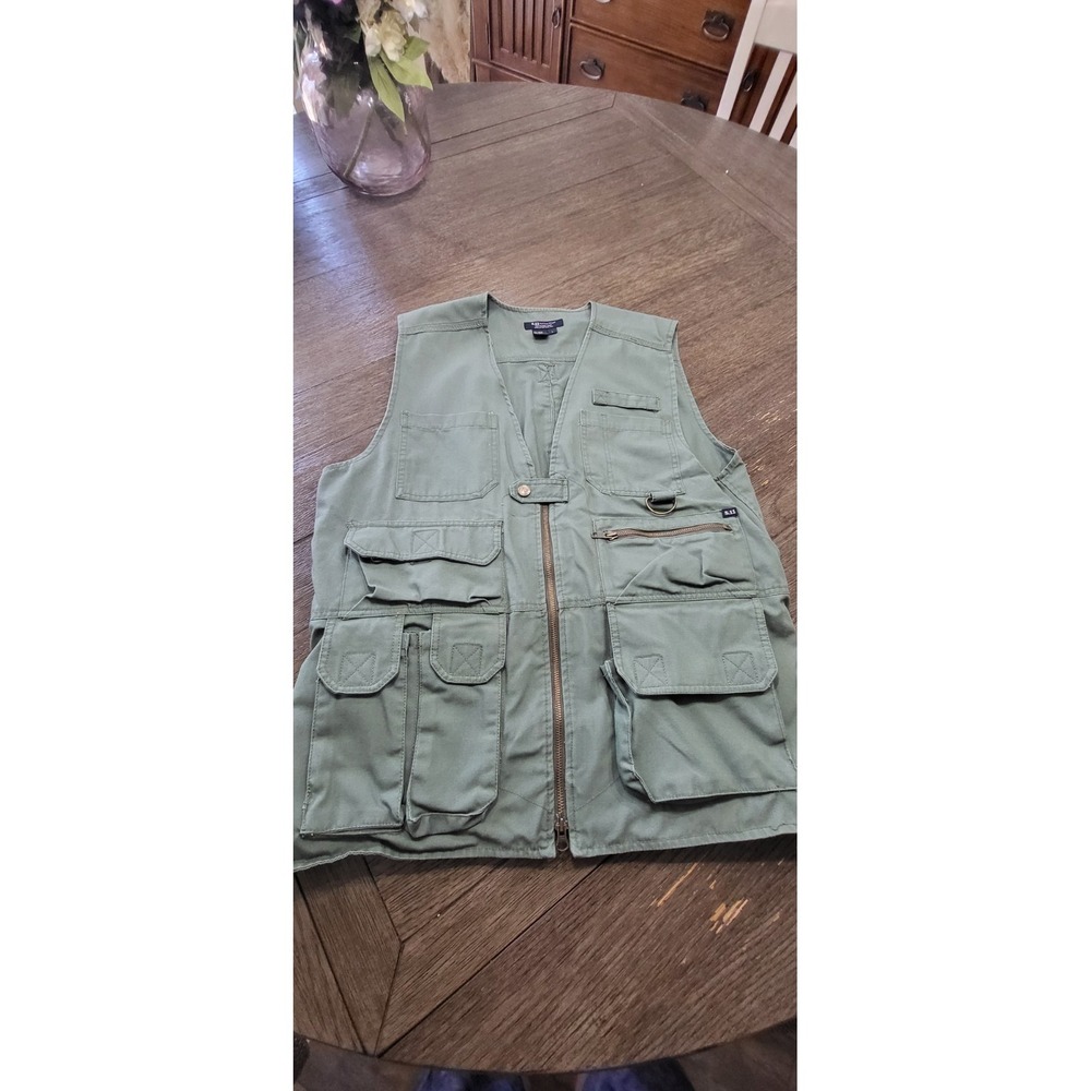 511 Vest Tactical Series 80001 Hunting Cargo Pockets Utility Conceal Mens LARGE - Picture 2 of 16